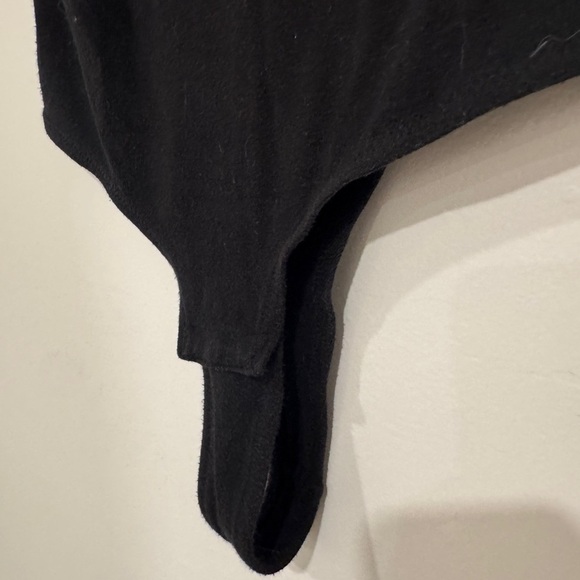 Madewell Black Short Sleeve Bodysuit Size Small - Picture 4 of 5